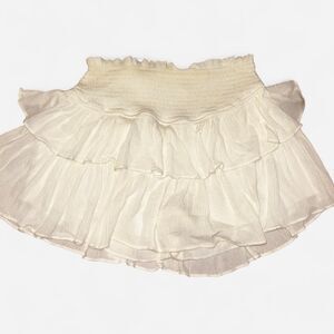 Mustard Seed ruffle mini skirt